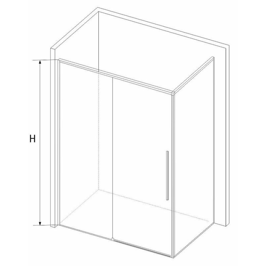 Душевой уголок RGW Stilvoll SV-42-1B 110x80 323242118-014 профиль Черный стекло прозрачное