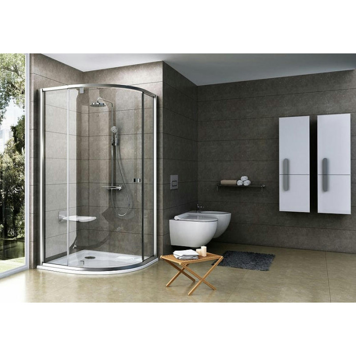 Душевой уголок Ravak Pivot PSKK3 90x90 37677U00Z1 профиль Сатин стекло Transparent