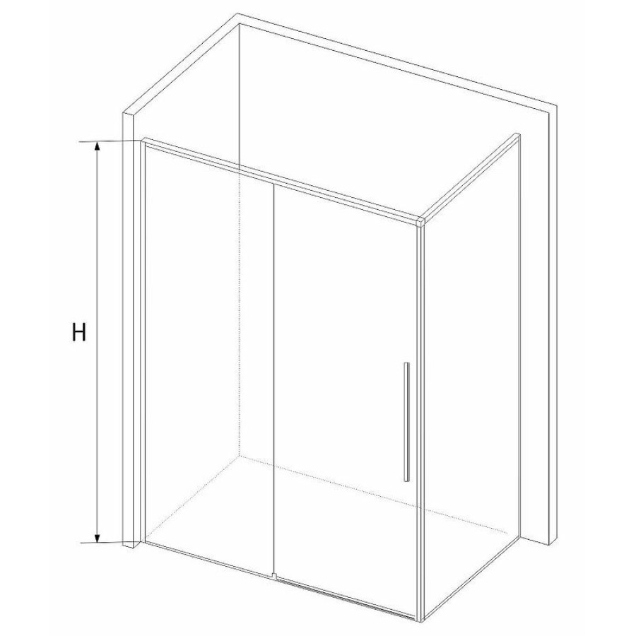 Душевой уголок RGW Stilvoll SV-42-1 100x80 323242108-011 профиль Хром стекло прозрачное