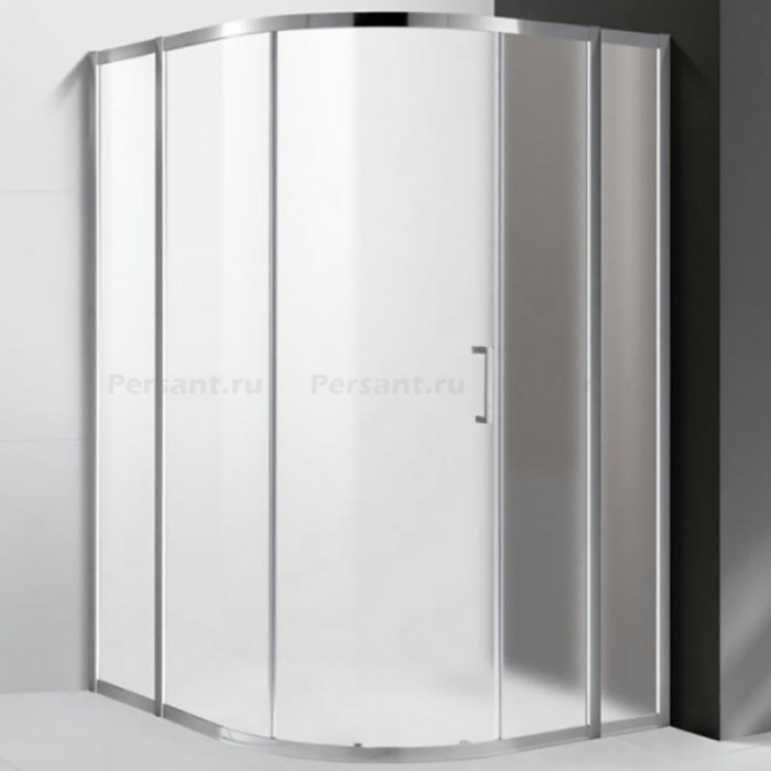 Душевой уголок Cezares Molveno 130х130 MOLVENO-R-11-100+30-P-Cr профиль Хром стекло рифленое