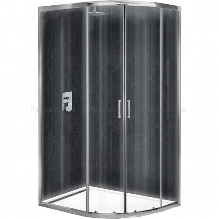 Душевой уголок BelBagno UNO-195-RH-2-120/80-C-Cr 120х80 профиль Хром стекло прозрачное