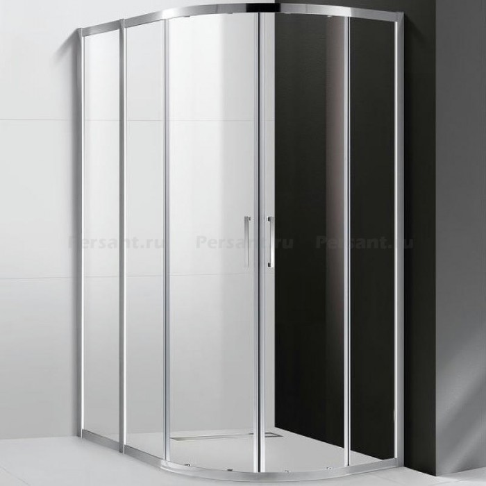 Душевой уголок Cezares Molveno 120х90 MOLVENO-RH-2-120/90-C-Cr-IV профиль Хром стекло прозрачное