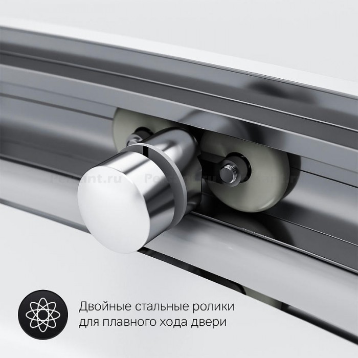 Душевой уголок AM.PM Like  90x90 W83UG-315-090CG профиль хром, стекло тонированное