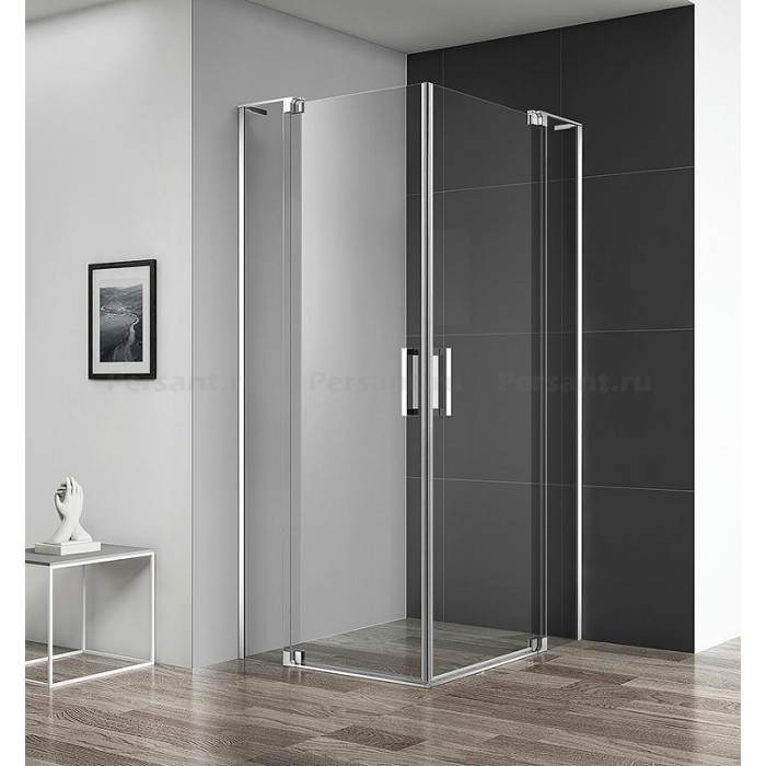 Душевой уголок Cezares Slider 85x105 SLIDER-AH-2-80/90-100/110-C-Cr профиль хром стекло прозрачное