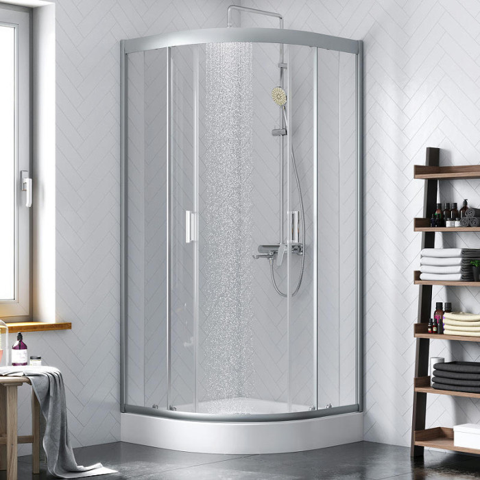 Душевой уголок Damixa Skyline 90x90 DX35WG-301-090MT профиль Хром матовый стекло прозрачное