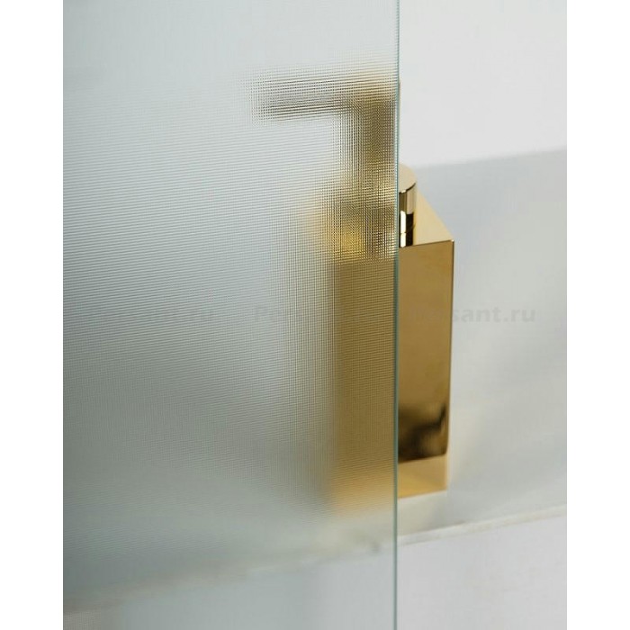 Душевой уголок BelBagno Uno 90х90 UNO-195-A-2-90-P-Nero профиль черный стекло рифленое