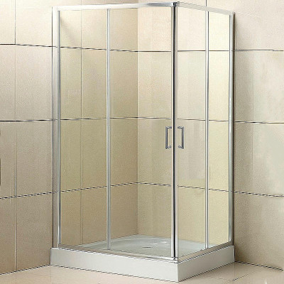 Душевой уголок BelBagno UNO-195-AH-2-100/80-C-Cr 100x80 профиль Хром стекло прозрачное