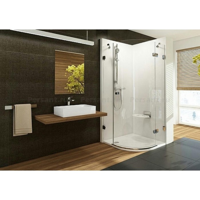 Душевой уголок Ravak Brilliant BSKK3-80 80х80 R 3UP44A00Y1 профиль Хром стекло Transparent