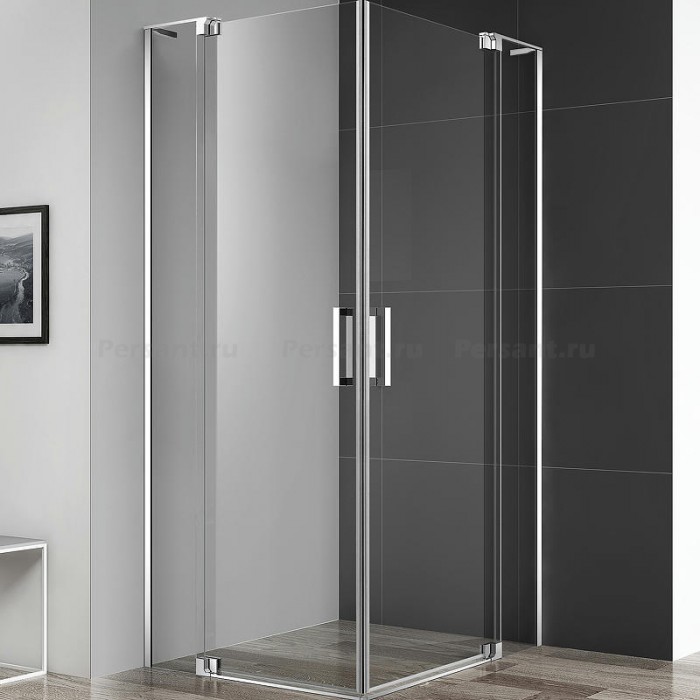 Душевой уголок Cezares Slider 105x105 SLIDER-A-2-100/110-C-Cr профиль Хром стекло прозрачное