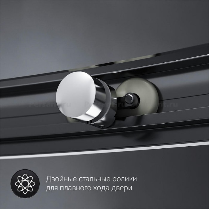 Душевой уголок AM.PM Like  90x90 W83UG-315-090CG профиль хром, стекло тонированное