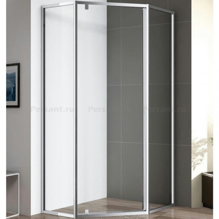 Душевой уголок Cezares Eco 100х100 ECO-O-P-1-100-C-Cr хром стекло прозрачное