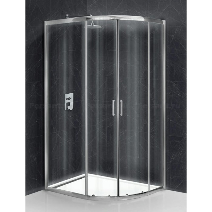 Душевой уголок BelBagno UNO-195-RH-2-120/80-C-Cr 120х80 профиль Хром стекло прозрачное