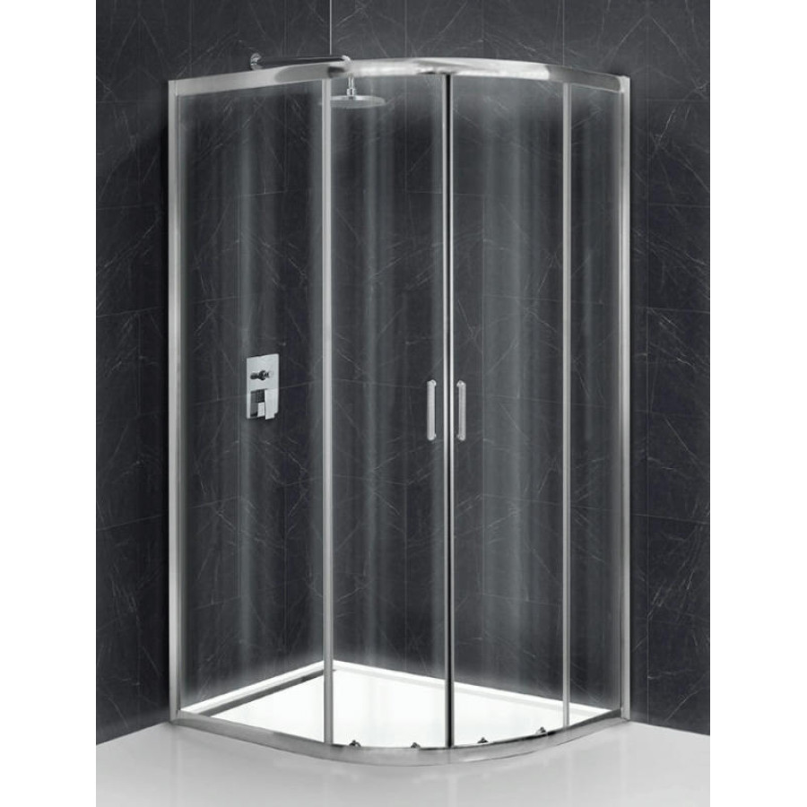 Душевой уголок BelBagno UNO-195-RH-2-120/80-C-Cr 120х80 профиль Хром стекло прозрачное