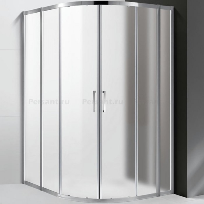 Душевой уголок Cezares Molveno 110х100 MOLVENO-RH-22-110/100-P-Cr профиль хром стекло рифленое