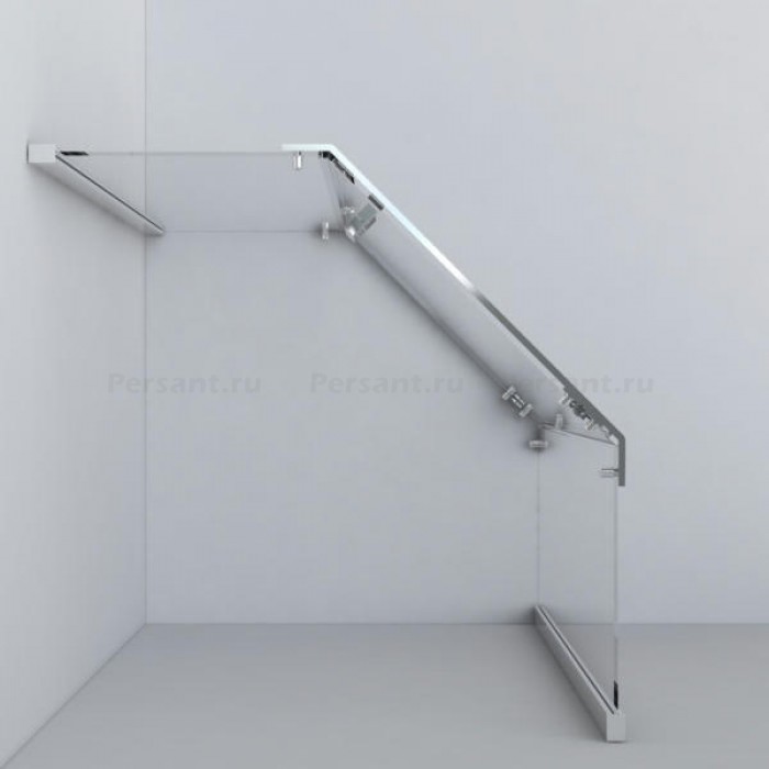 Душевой уголок Vincea Stresa 100x100 VSP-1S100CH профиль хром, стекло шиншилла