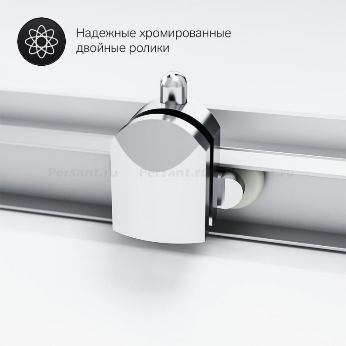 Душевой уголок AM.PM Gem 100х80 W90G-404-100280-MT профиль Хром матовый стекло прозрачное