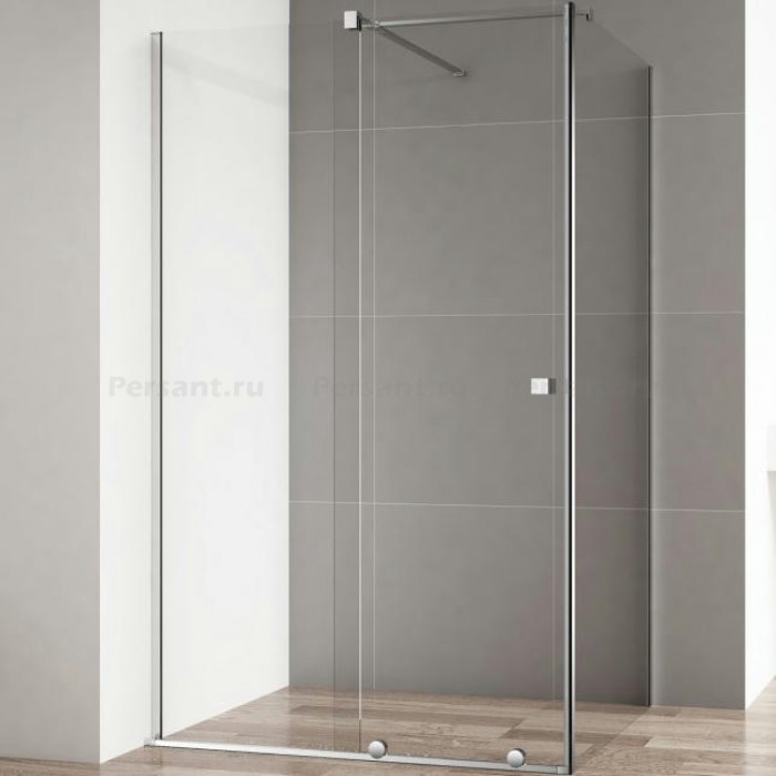 Душевой уголок Cezares Stream 120x100 STREAM-AH-1-120/100-C-Cr профиль Хром стекло прозрачное
