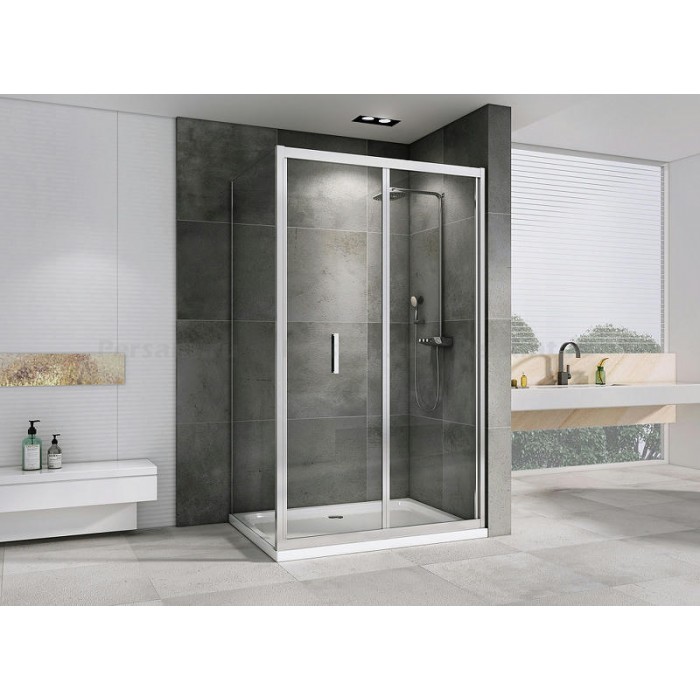 Душевой уголок Abber Sonnenstrand 110х85 AG07110-S85 профиль Хром стекло прозрачное
