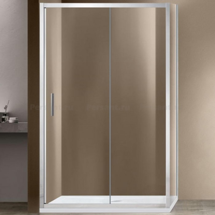 Душевой уголок Vincea Garda 140х100 VSR-1G1014CL профиль хром, стекло прозрачное