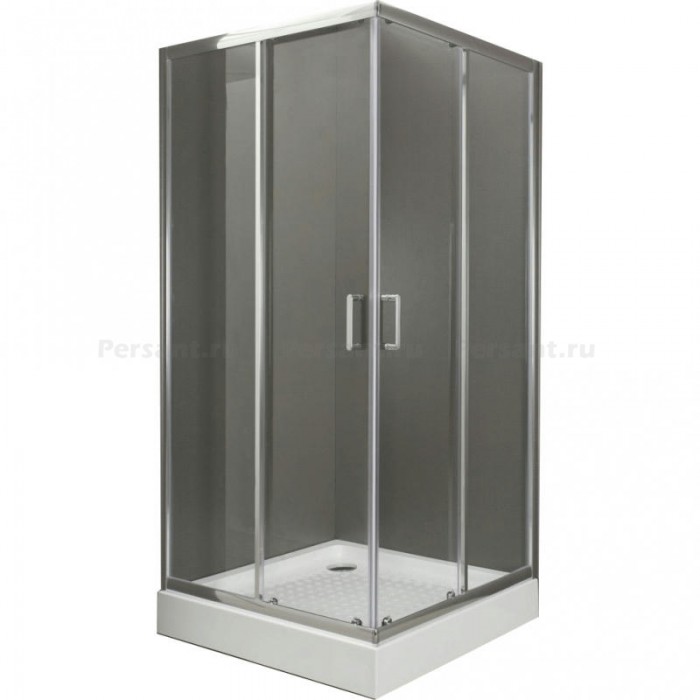 Душевой уголок BelBagno Uno 90x90 UNO-195-A-2-90-C-Cr профиль Хром стекло прозрачное