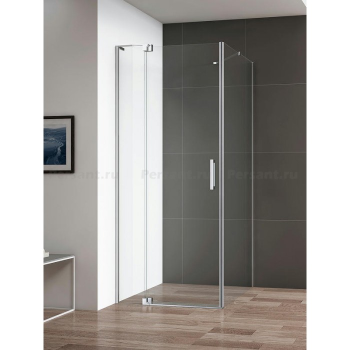 Душевой уголок Cezares Slider 90x80 SLIDER-AH-1-80-80/90-C-Cr профиль хром стекло прозрачное