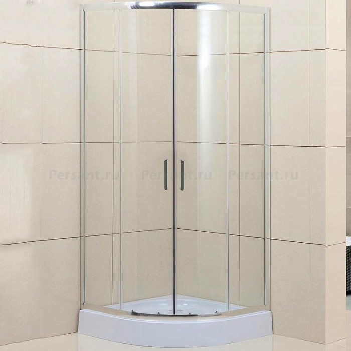 Душевой уголок BelBagno Uno 90х90 UNO-195-R-2-90-C-Cr профиль Хром стекло прозрачное