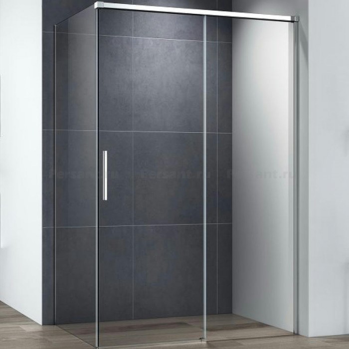 Душевой уголок Cezares Duet 160x80 DUET SOFT-M-AH-1-160/80-C-Cr профиль хром стекло прозрачное