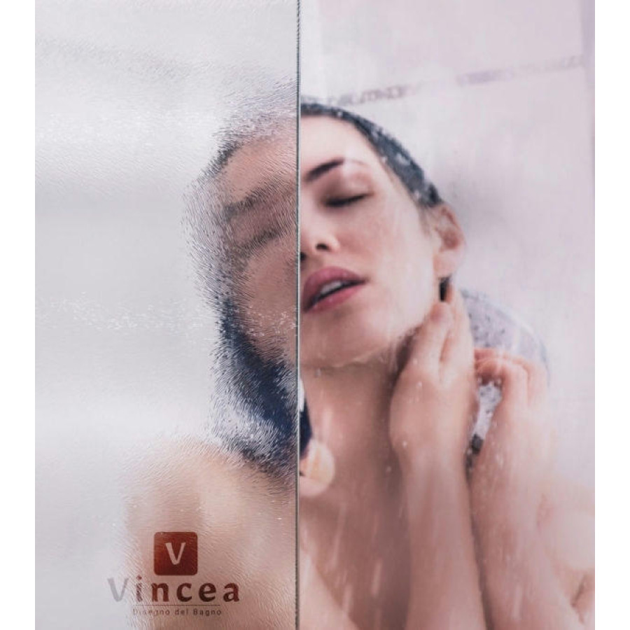 Душевой уголок Vincea Stresa 100x100 VSP-1S100CH профиль Хром стекло шиншилла