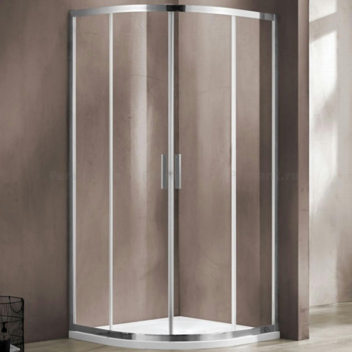 Душевой уголок Vincea Garda 100x100 VSQ-1G100CL профиль хром, стекло прозрачное
