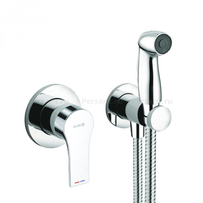 Гигиенический душ со смесителем Kludi Zenta SL 489990565 хром
