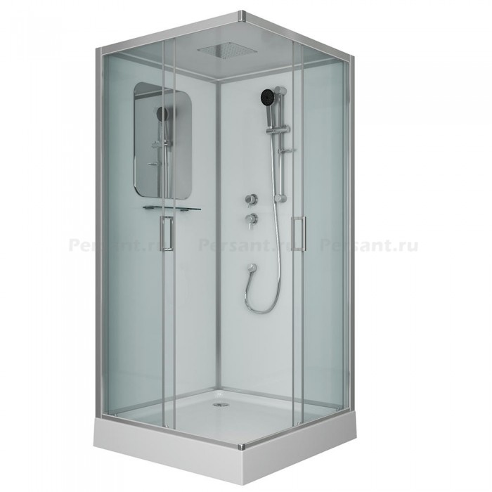 Душевая кабина Niagara Premium NG-6001-01Q (90х90х210) низкий поддон, стекло прозрачное