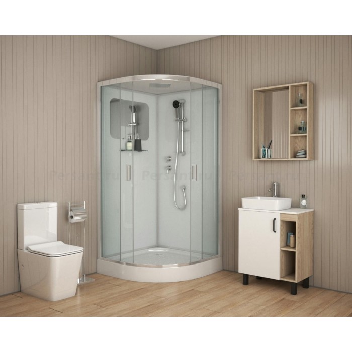Душевая кабина Niagara Premium NG-6001-01 (90х90х210) низкий поддон, стекло прозрачное
