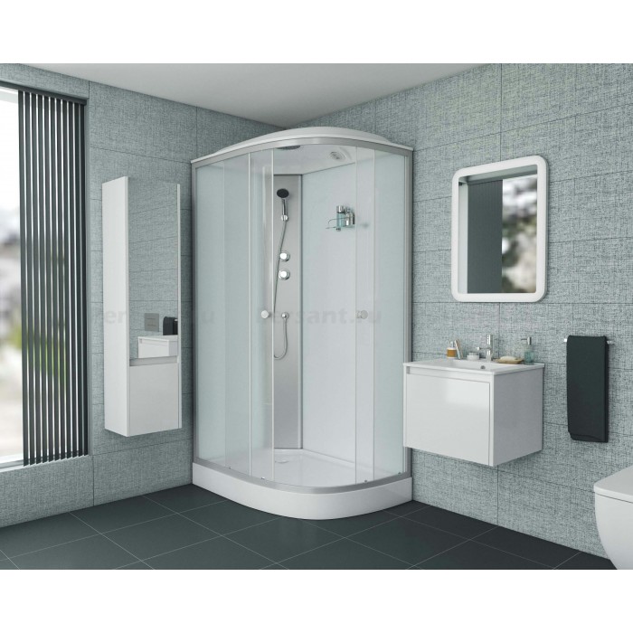 Душевая кабина Niagara Eco E120/80/13L/MT (120х80х215) поддон низкий, стекло матовое