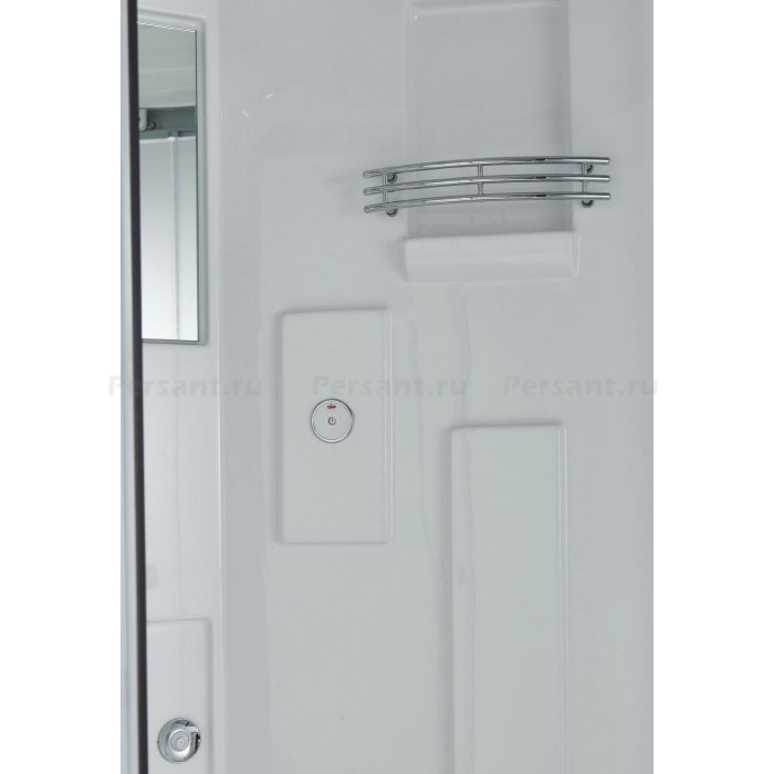 Душевая кабина Timo Standart 90x90 T-5509 Г/М, стекло рифленое, профиль хром, гидромассаж