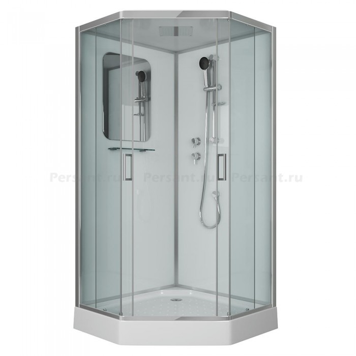 Душевая кабина Niagara Premium NG-6001-01D (90х90х220) низкий поддон, стекло прозрачное