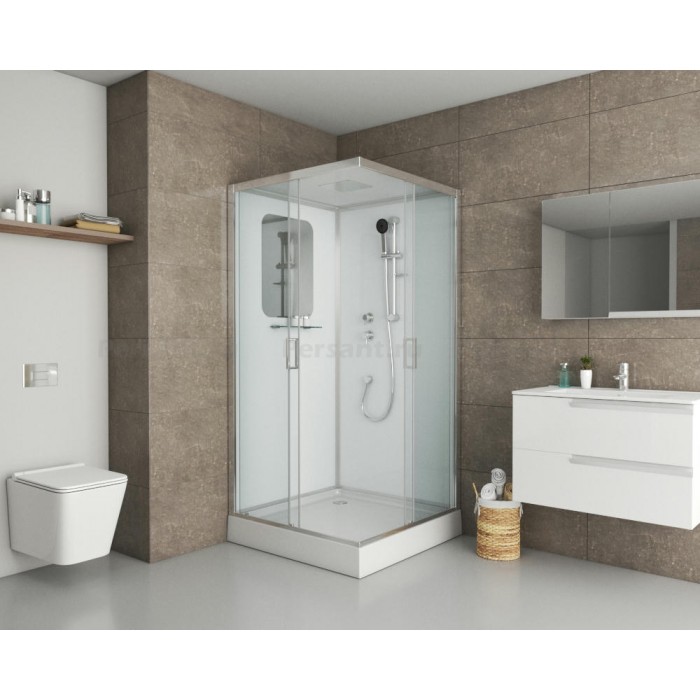 Душевая кабина Niagara Premium NG-6001-01Q (90х90х210) низкий поддон, стекло прозрачное