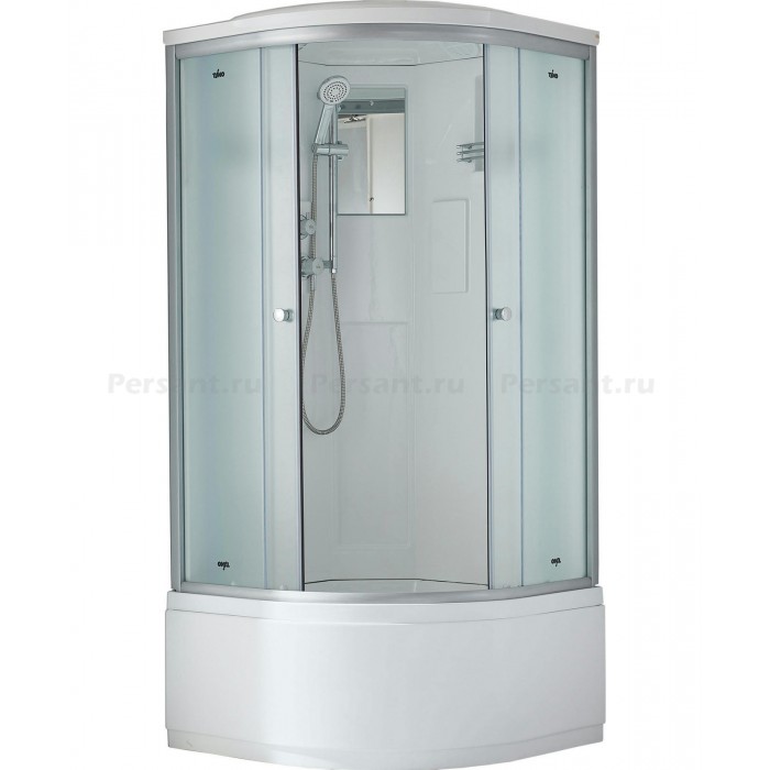 Душевая кабина Timo Standart 90x90 T-5590 стекло рифленое, профиль матовый хром
