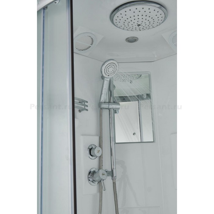 Душевая кабина Timo Standart 90x90 T-5509 стекло рифленое, профиль хром