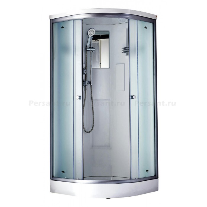 Душевая кабина Timo Standart 90x90 T-5509 стекло рифленое, профиль хром