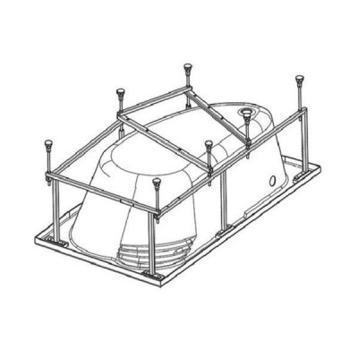 Каркас для ванны Santek Эдера 170x110 1WH112426