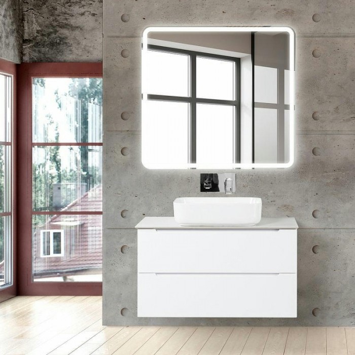 Столешница под раковину BelBagno KEP-90-BO-W0 Bianco Opaco