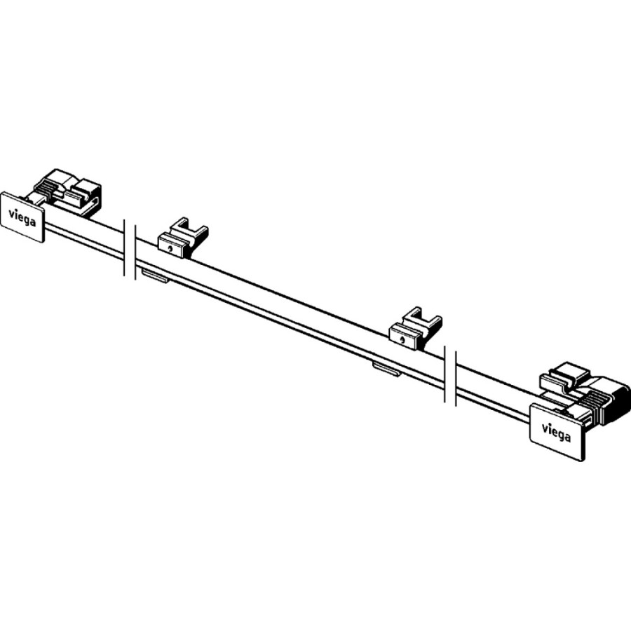 Дизайн-вставка Viega Advantix Vario 736569 SR1 L300–1200 для душевого лотка хром матовый