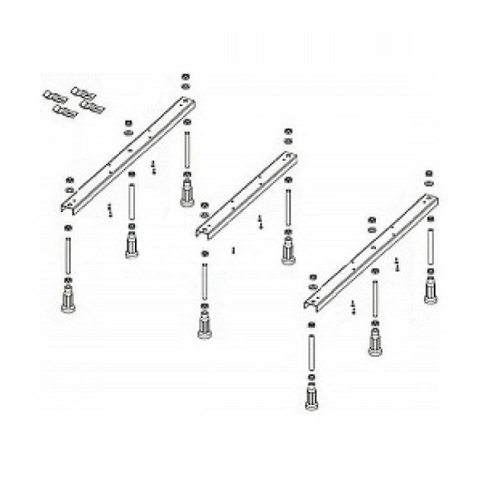 Ножки для поддона Riho Basel Pootset68 для 424 (207114)