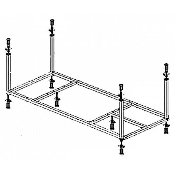 Каркас для ванны Cezares Metauro 180x80 METAURO CORNER-MF