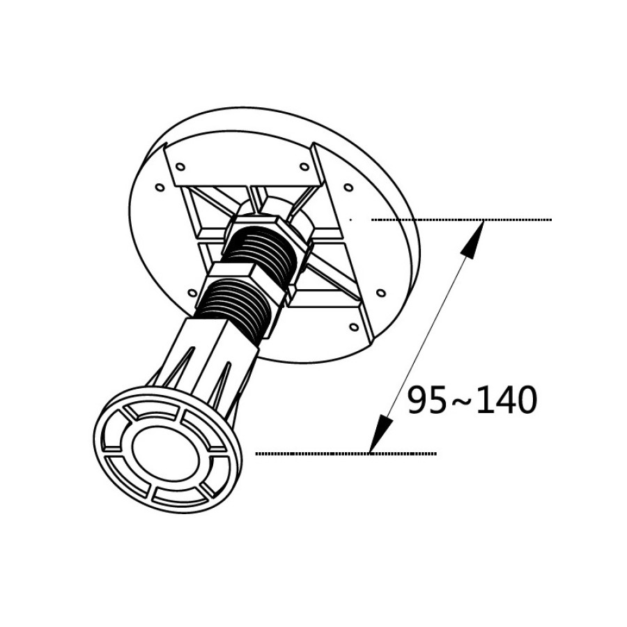 Ножки для поддона Cezares TRAY-LEGS-AS-08