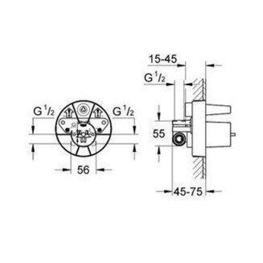 Смеситель для душа Grohe Europlus 33964000