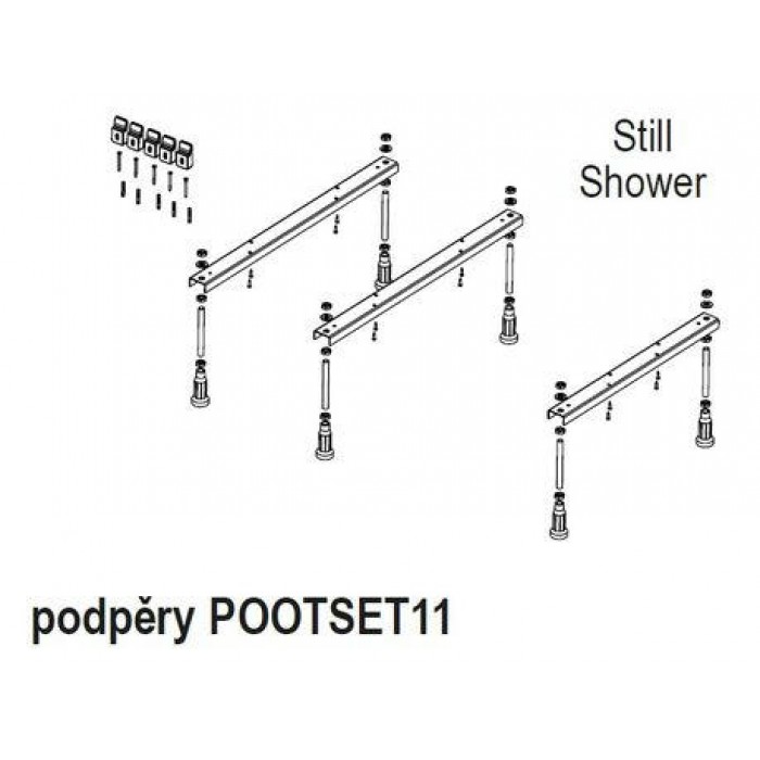 Ножки для ванны Riho POOTSET11 (207098)