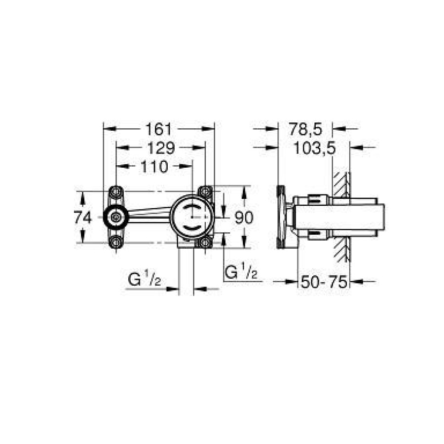 Внутренняя часть смесителя Grohe Eurodisc 23429000