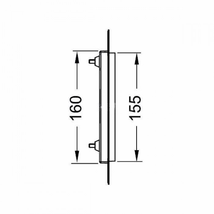 Монтажная рамка Tece Loop 9240646 белая