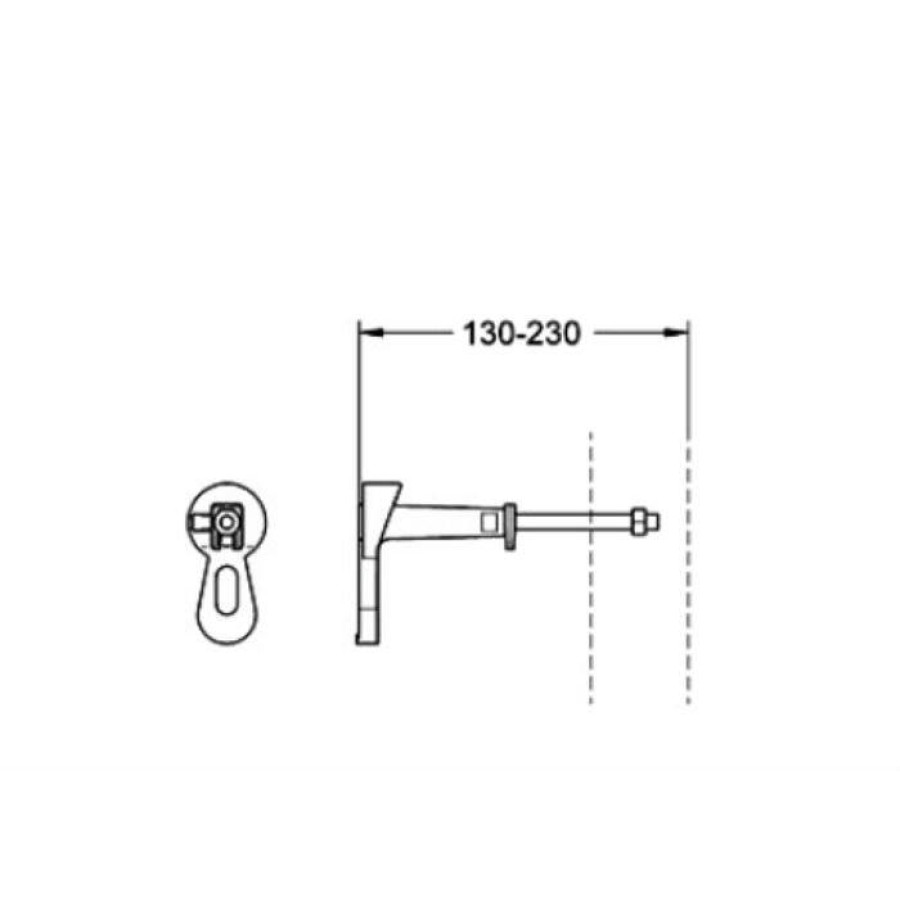 Настенный монтажный уголок Grohe Rapid SL 3855800M